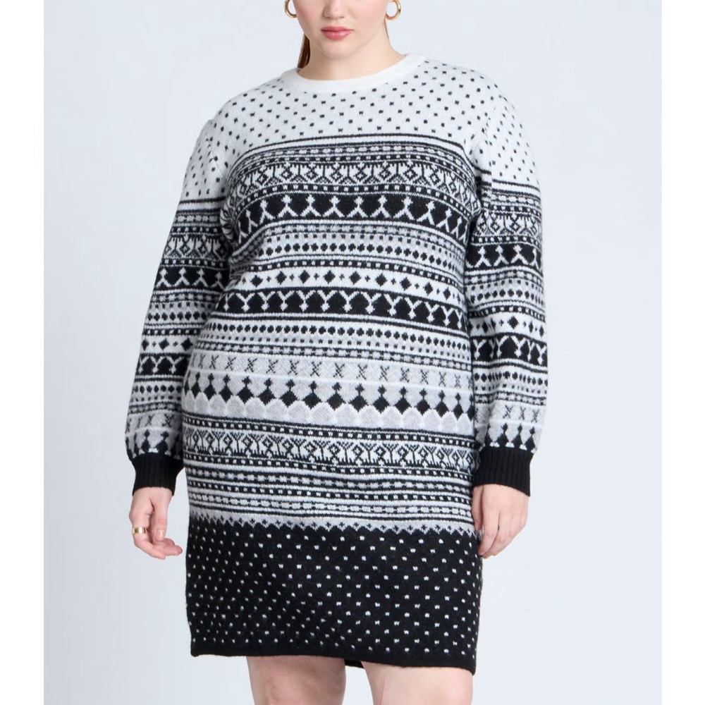 Eloquii Mini Sweater Dress
